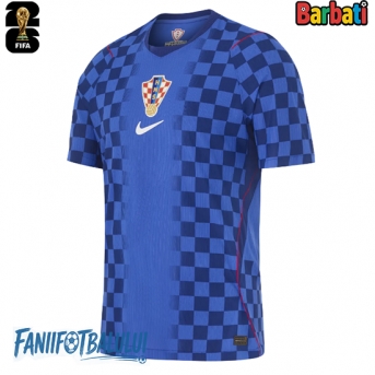 Croația Tricou Fotbal Replică Mondial 2026 Barbati Deplasare